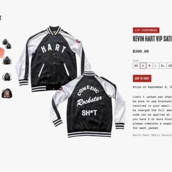 Kevin Hart Tour VIP Jacket(medium) Jacket - Picture 7 of 7